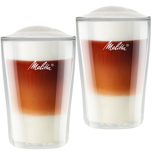 TERMICZNA SZKLANKA DO LATTE MELITTA 300ML - 2 SZT