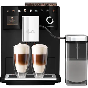 OUTLET • Melitta® LatteSelect® frosted black F63/0-212 • POWYSTAWOWY