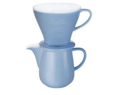Zestaw do parzenia kawy typu Pour Over Melitta® - Błękitny 