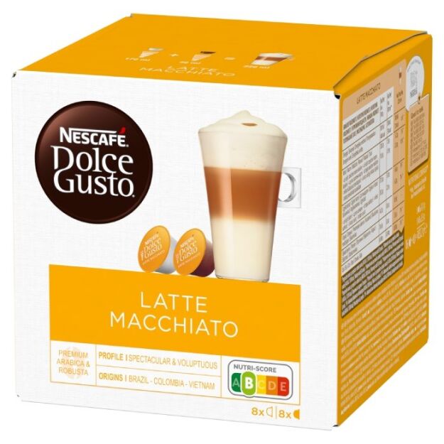 Kapsułki Nescafé Dolce Gusto Latte Macchiato 16 sztuk