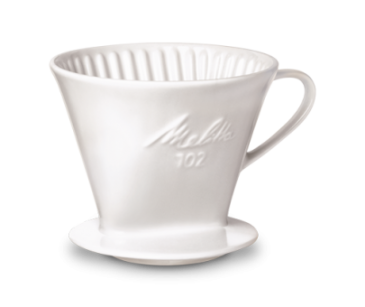  Porcelanowy filtr do kawy 102® - Biały 