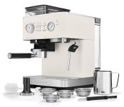 Ekspres kolbowy z młynkiem KitchenAid - porcelanowy (5KES6551EPL) - 3