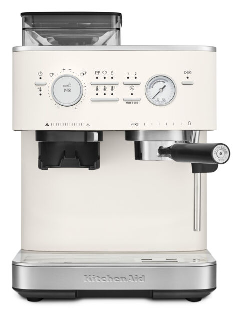 Ekspres kolbowy z młynkiem KitchenAid - porcelanowy (5KES6551EPL)