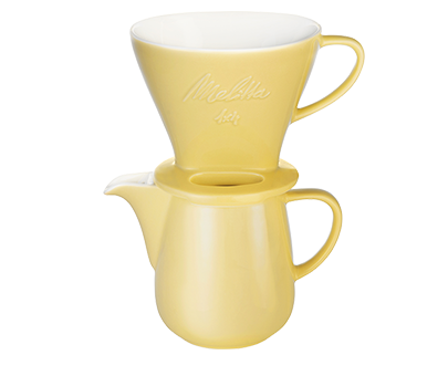 Zestaw do parzenia kawy typu Pour Over Melitta® - Żółty