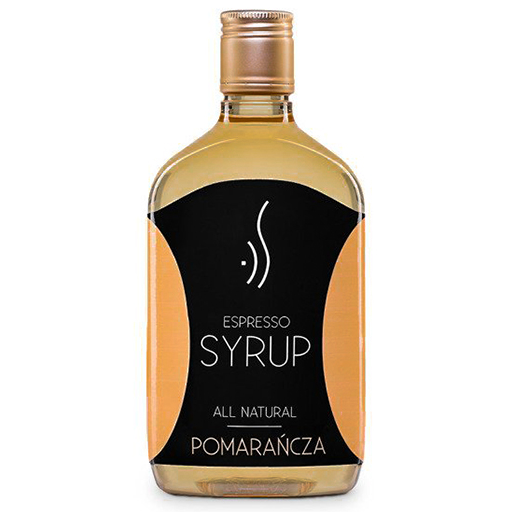 SYROP DO KAWY | ESPRESSO SYRUP | smak pomarańcza 500 ml