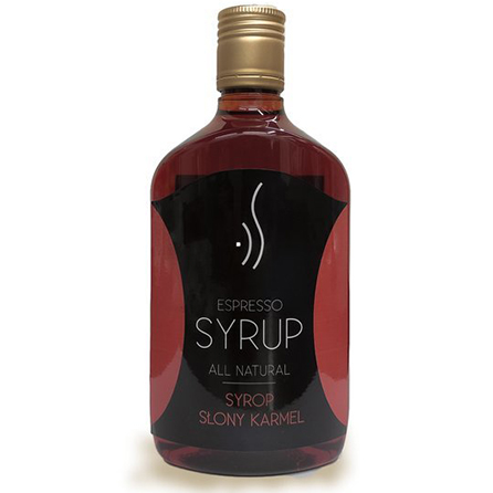 SYROP DO KAWY | ESPRESSO SYRUP | smak słony karmel 500 ml