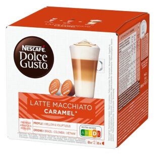 Kapsułki Nescafé Dolce Gusto Latte Macchiato Caramel 16 sztuk