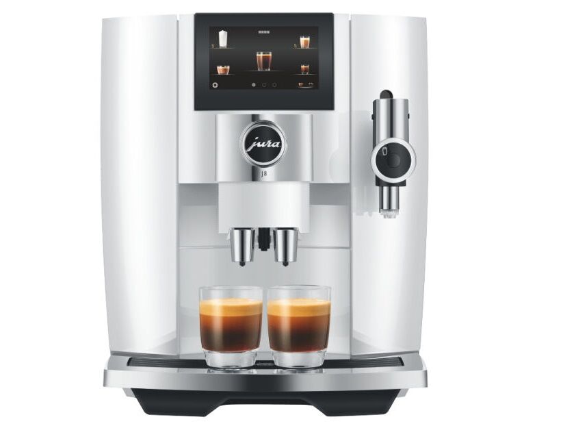OUTLET •  JURA J8 Piano White (EA) • DEMO