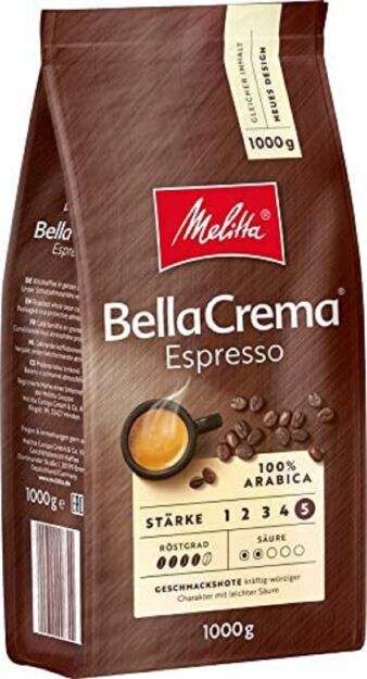 Kawa ziarnista BELLACREMA ESPRESSO 1 KG