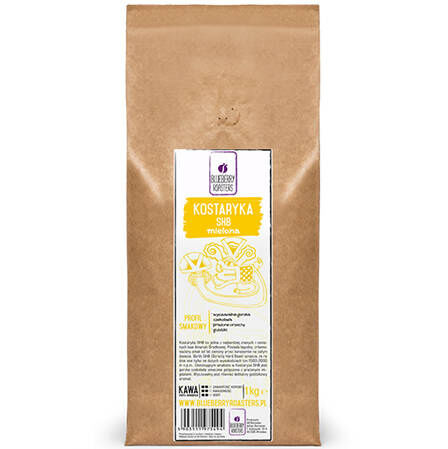 Kawa ziarnista BLUEBERRY ROASTERS Kostaryka 250g