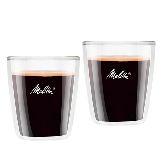 TERMICZNA SZKLANKA DO ESPRESSO MELITTA 80ML - 2 SZT