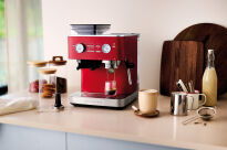 Ekspres kolbowy z młynkiem KitchenAid - czerwony karmelek (5KES6551ECA) - 8