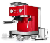 Ekspres kolbowy z młynkiem KitchenAid - czerwony karmelek (5KES6551ECA) - 3