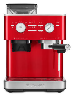 Ekspres kolbowy z młynkiem KitchenAid - czerwony karmelek (5KES6551ECA)