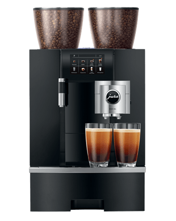 JURA GIGA X8c Alu Black (EB) • stałe podłączenie do wody • do 200 kaw dziennie