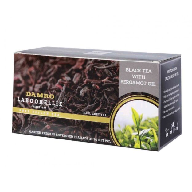 Herbata czarna EARL GREY DAMRO - 25 saszetek