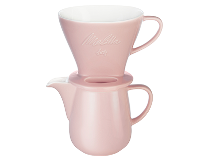 Zestaw do parzenia kawy typu Pour Over Melitta®- Różowy